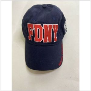 FDNY Never Forget 911 New York Hat Navy Red